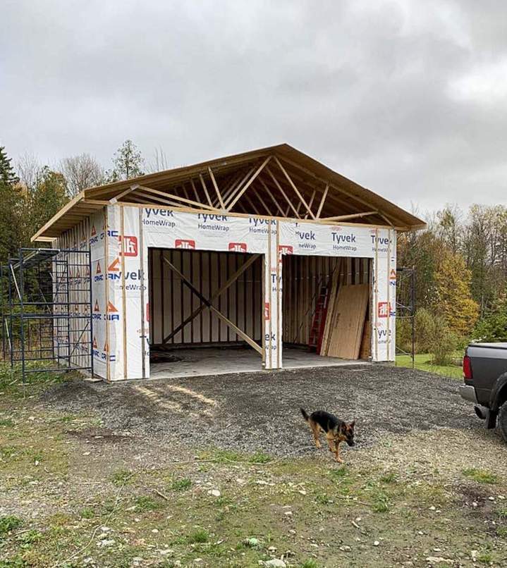 Installation du pontage - Saint-Malachie