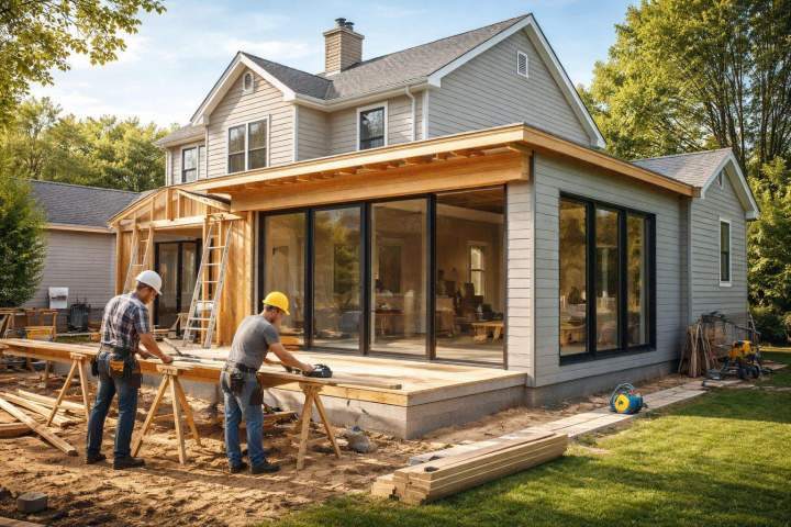 Agrandissement de maison