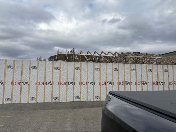 Montage des fermes de toit - Charlesbourg